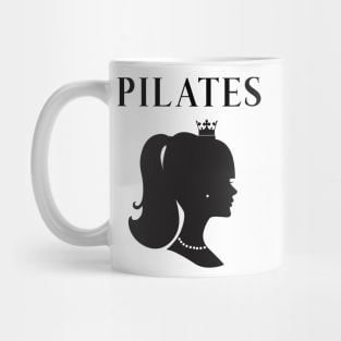 Pilates Queen Silhouette Mug